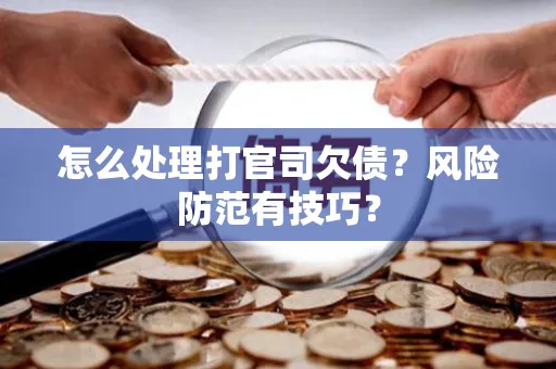 怎么处理打官司欠债？风险防范有技巧？